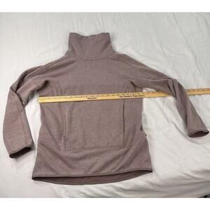 Mountain Hardwear Turtleneck Sweater Women’s S Pale Pink Cowl Fleece Sweatshirt
